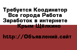 Требуется Коодинатор - Все города Работа » Заработок в интернете   . Крым,Щёлкино